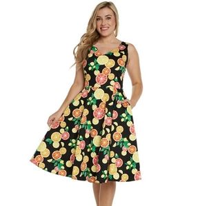 Eva Rose Citrus Dress Size M